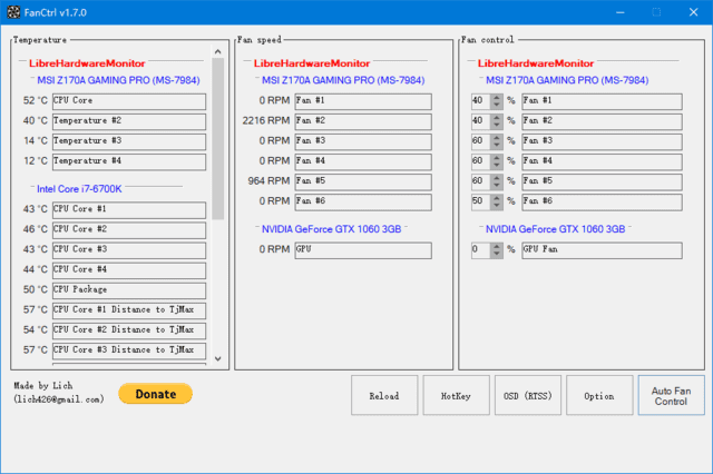 FanCtrl(免费的风扇控制软件) v1.7.0 英文绿色版