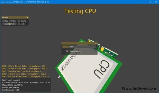 UserBenchmark(电脑系统测试跑分软件) v3.8.6.0 免费版