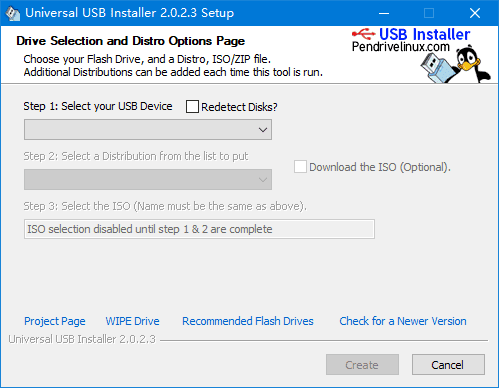 Universal USB Installer(可启动 U 盘制作工具) v2.0.2.3