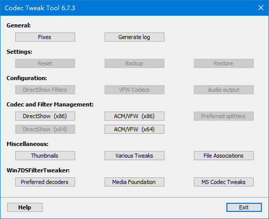 K-Lite Codec Tweak Tool(音频解码器优化) v6.7.5 绿色版 [第 006043 期]