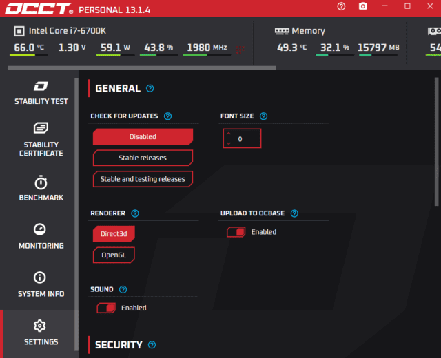 OCCT 电脑硬件测试(烤鸡测试软件) v13.1.4.99 便携版