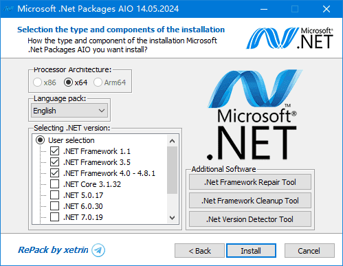 Microsoft .Net Packages AIO(.NET 合集包) v14.05.24